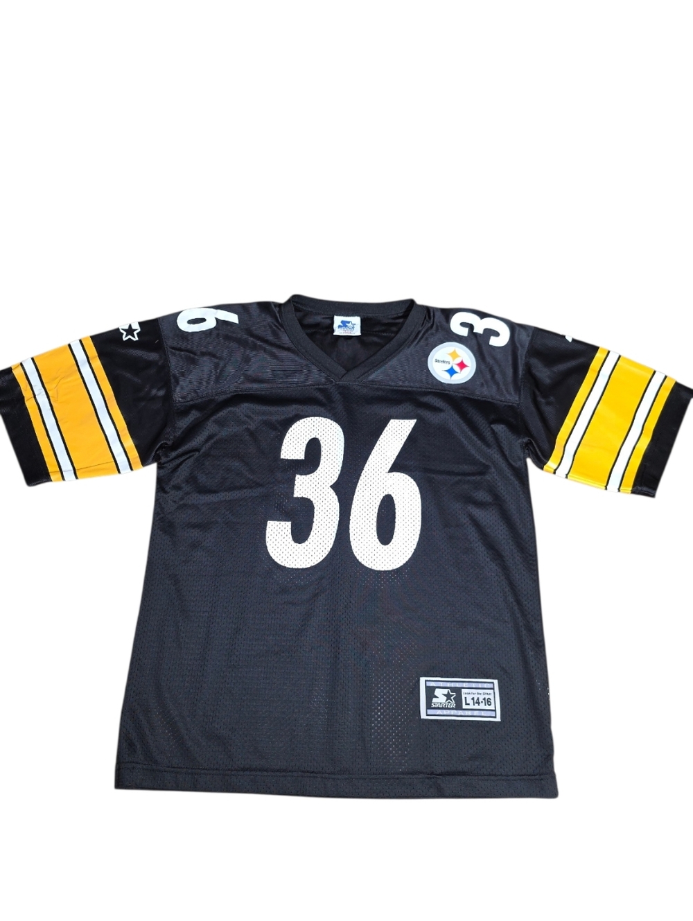 Vintage Starter Jersey Kids Large Bettis Pittsburgh Steelers #36  Jerome Bettis